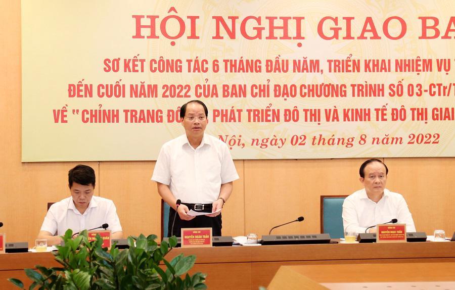 Trưởng Ban Dân vận Thành ủy Hà Nội Nguyễn Doãn Toản phát biểu