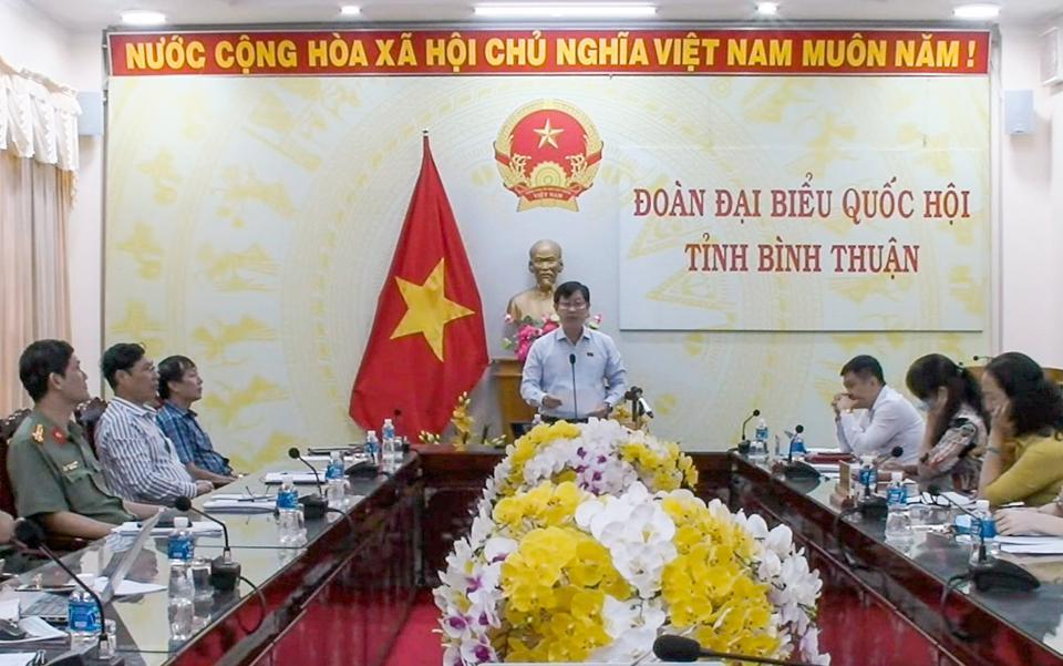 ĐB Nguyễn Hữu Thông (Đoàn ĐBQH tỉnh Bình Thuận). Ảnh: Quochoi.vn