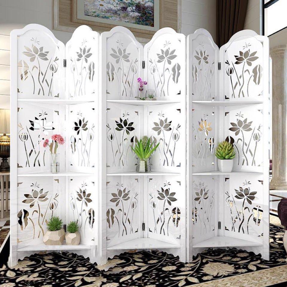 Những tấm bình phong là lựa chọn không tồi đề ngăn cách các khu vực trong nhà, vừa hiệu quả, tiết kiệm, vừa đẹp mắt, tinh tế.