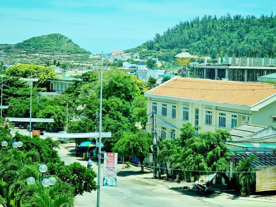 Một khu vực trung tâm huyện đảo Lý Sơn.