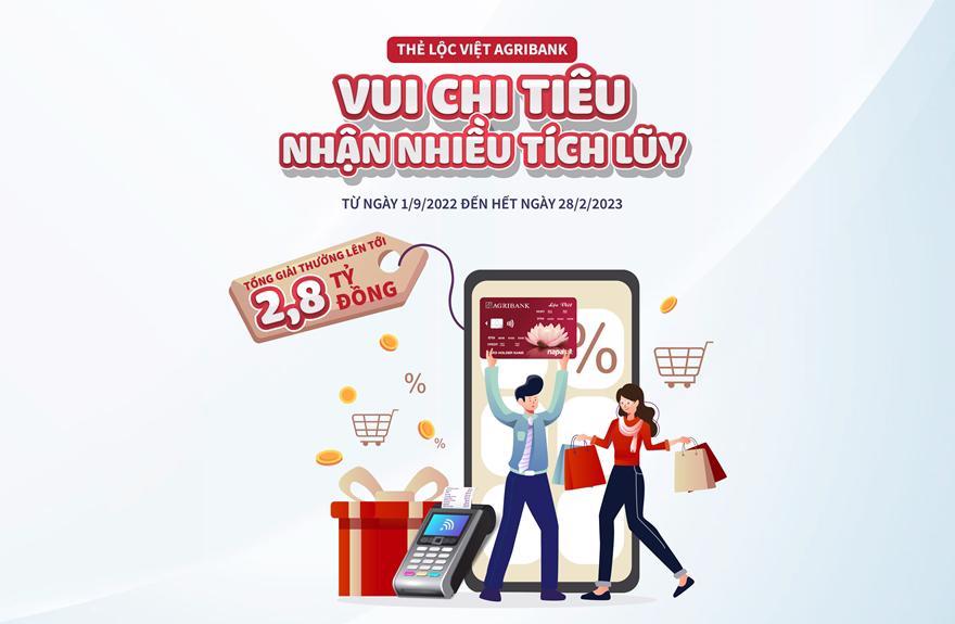 Chi tiêu dễ dàng hơn nhờ những tiện ích thông minh từ thẻ Lộc Việt của Agribank