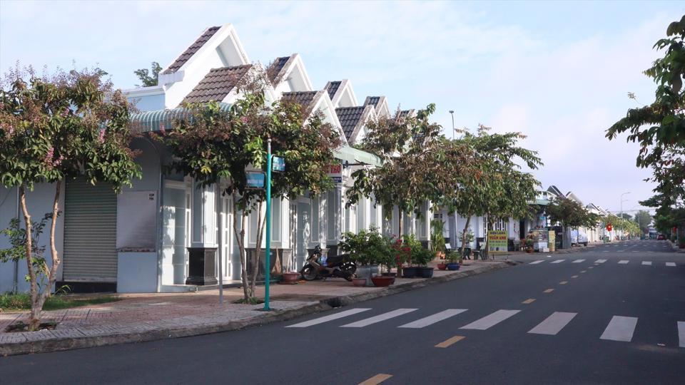 Dự án nhà ở đang hình thành tại tỉnh Bình Phước.