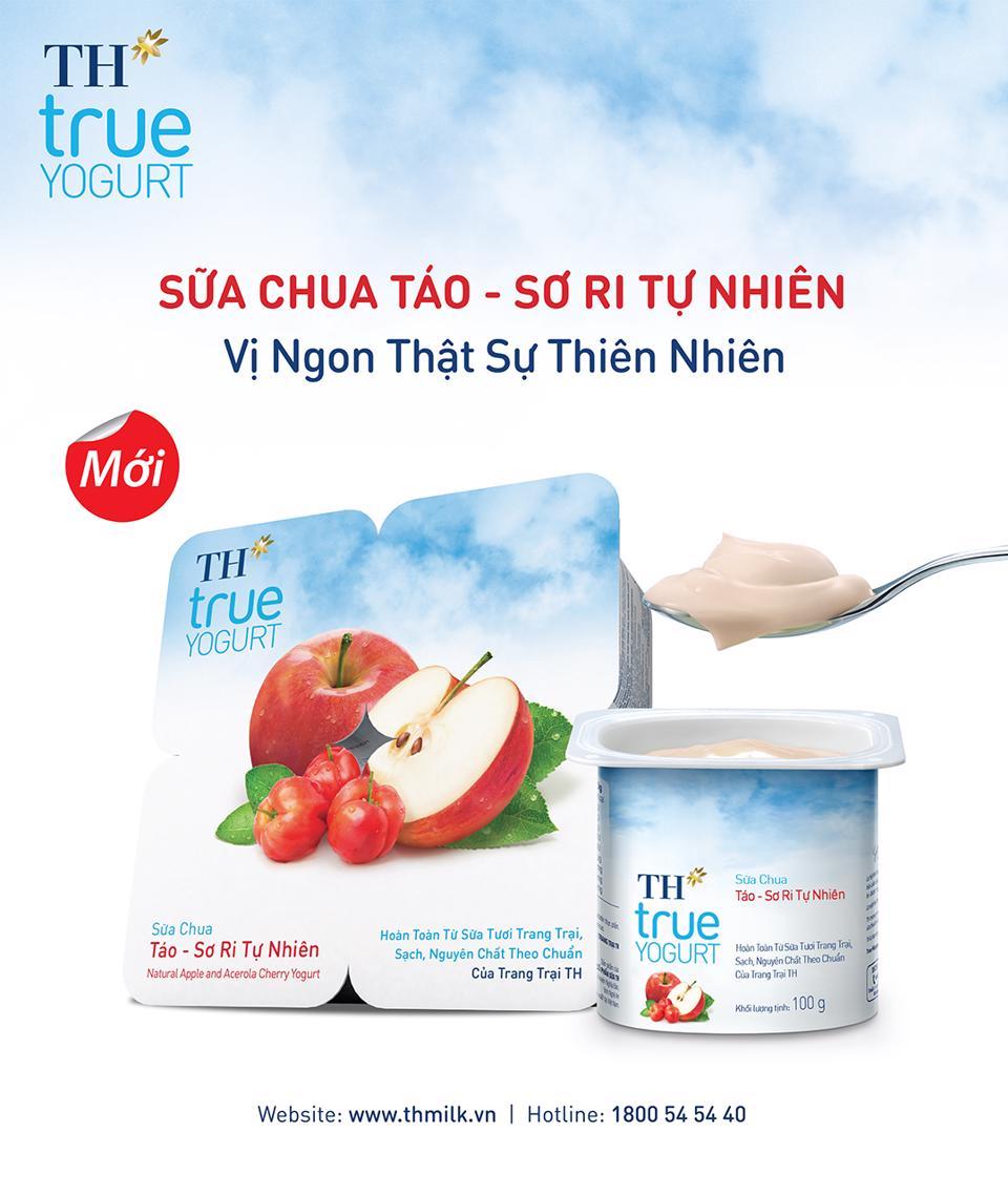 Ra mắt sản phẩm TH true YOGURT mới: Sữa chua Táo – Sơ Ri Tự Nhiên - Ảnh 1