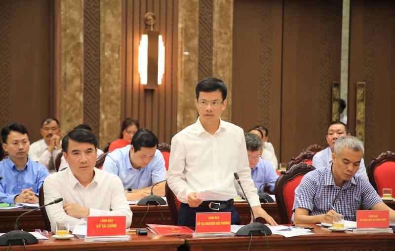 Giám đốc Sở TN&MT Hà Nội Bùi Huy Cường.