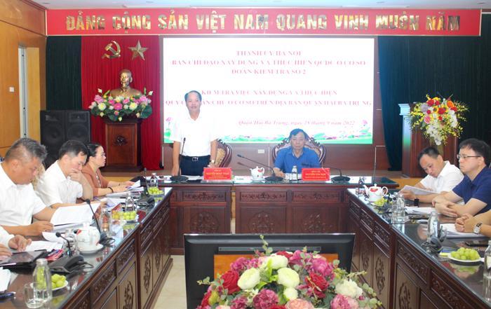 Trưởng ban Dân vận Thành ủy Nguyễn Doãn Toản phát biểu kết luận buổi kiểm tra.