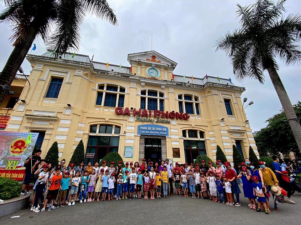 Ga Hải Phòng còn là nơi check in của người dân trên cả nước khi đến với TP Hải Phòng. 