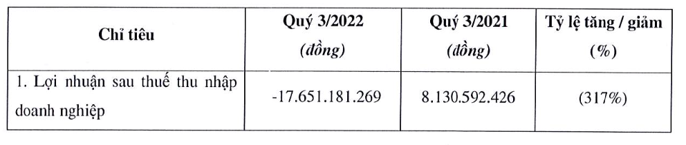 Hồ sơ doanh nghiệp - Lợi nhuận Danameco giảm hơn 300% trong quý III/2022 so cùng kỳ (Hình 2).