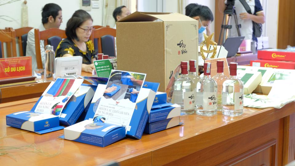 Một số sản phẩm tham gia đánh giá, phân hạng OCOP ngày 31/10.