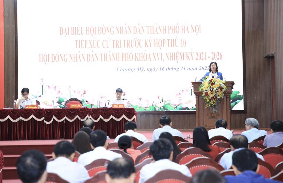 Quang cảnh buổi tiếp xúc.