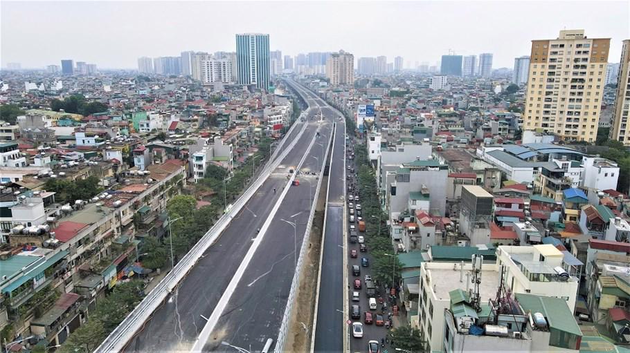 Đường Vành đai 2 trên cao chuẩn bị về đích an toàn, chất lượng - Ảnh 2