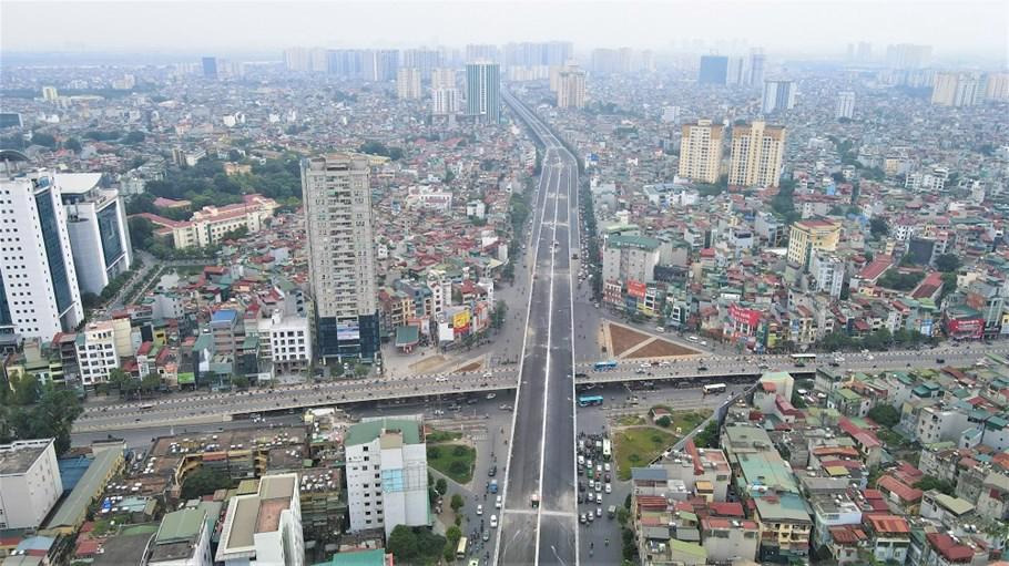 Đường Vành đai 2 trên cao chuẩn bị về đích an toàn, chất lượng - Ảnh 1