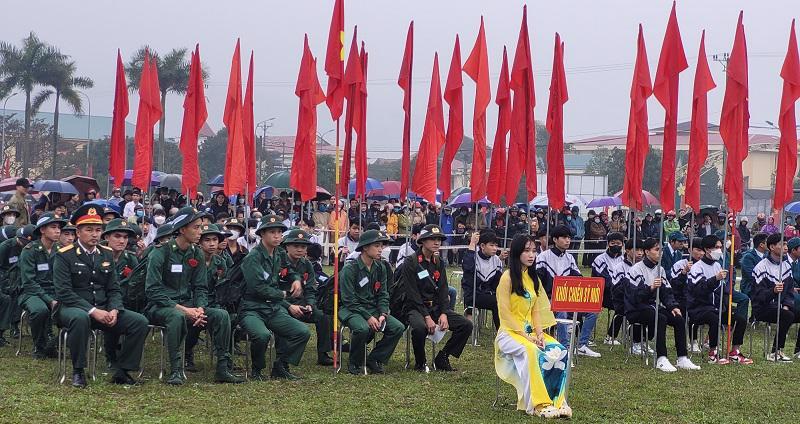 Chất lượng công dân tỉnh Hà Tĩnh nhập ngũ năm 2023 đạt khá cao, trong đó sức khỏe loại 1 và loại 2 đạt 82,6%