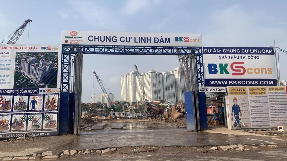 Dự án Chung cư Hanoi Melody của Hưng Thịnh Land đang triển khai. Ảnh minh họa.