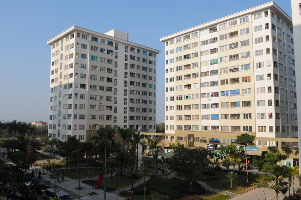 Khu nhà ở xã hội Đặng Xá, Gia Lâm. Ảnh: Thanh Hải