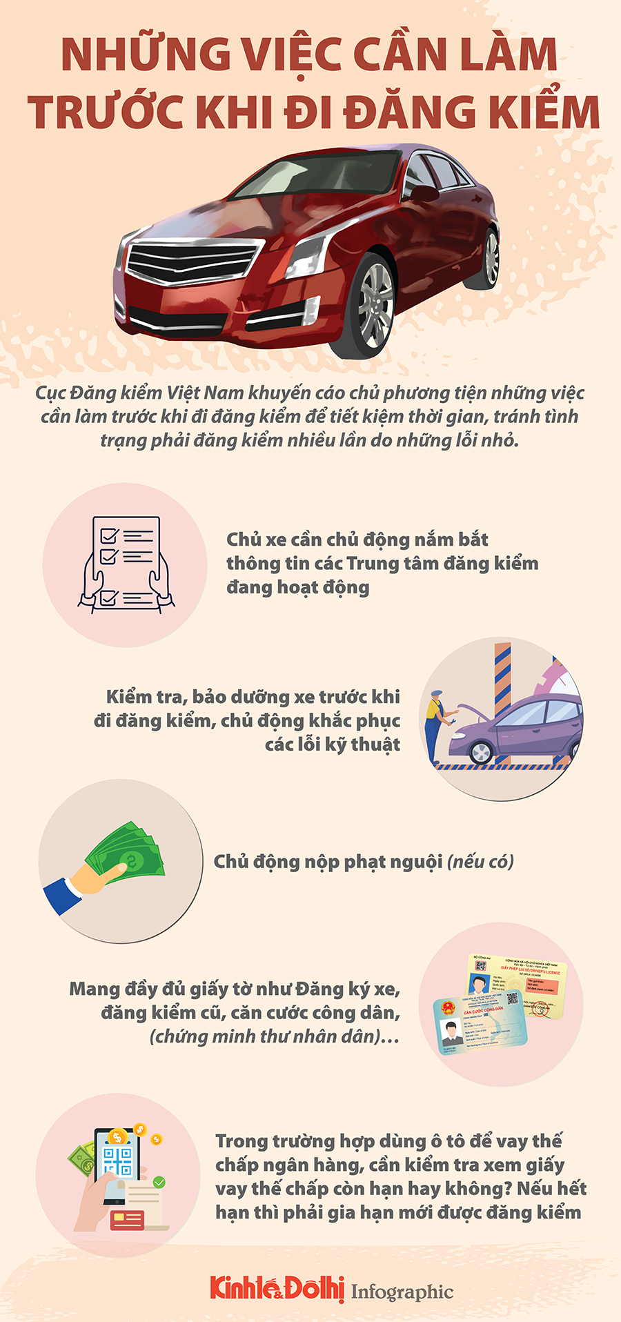 Người dân cần làm những việc gì trước khi đi đăng kiểm? - Ảnh 1