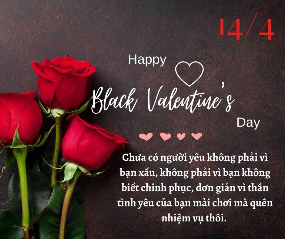 Ngày 14/4 là ngày gì? Lời chúc ý nghĩa ngày Valentine Đen - Ảnh 1