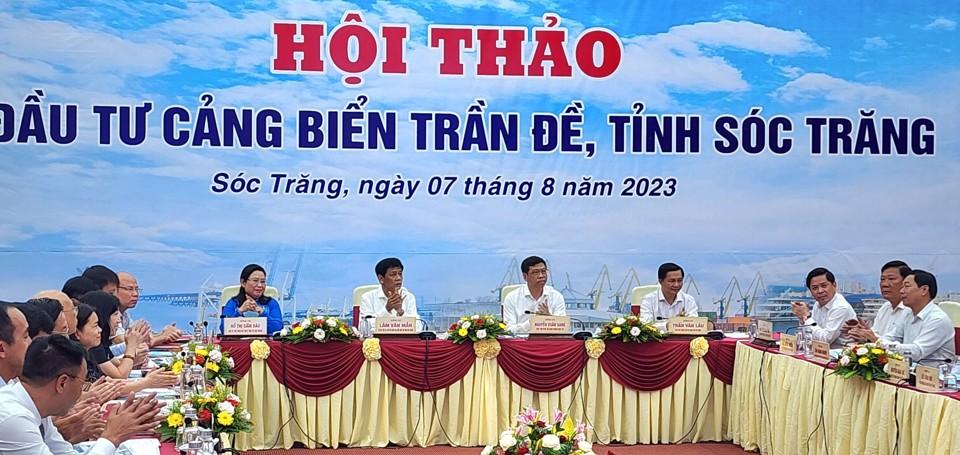 Sóc Trăng: Xây dựng cảng Trần Đề để đưa vùng đất Chín Rồng