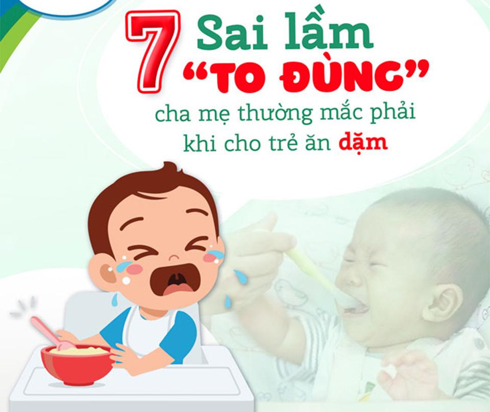 7 sai lầm cha mẹ thường mắc khi cho trẻ ăn dặm - Ảnh 1