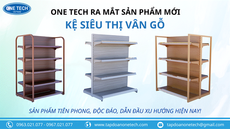 One Tech: Hệ thống sản xuất kệ vân gỗ độc quyền, chính thức ra thị trường - Ảnh 2