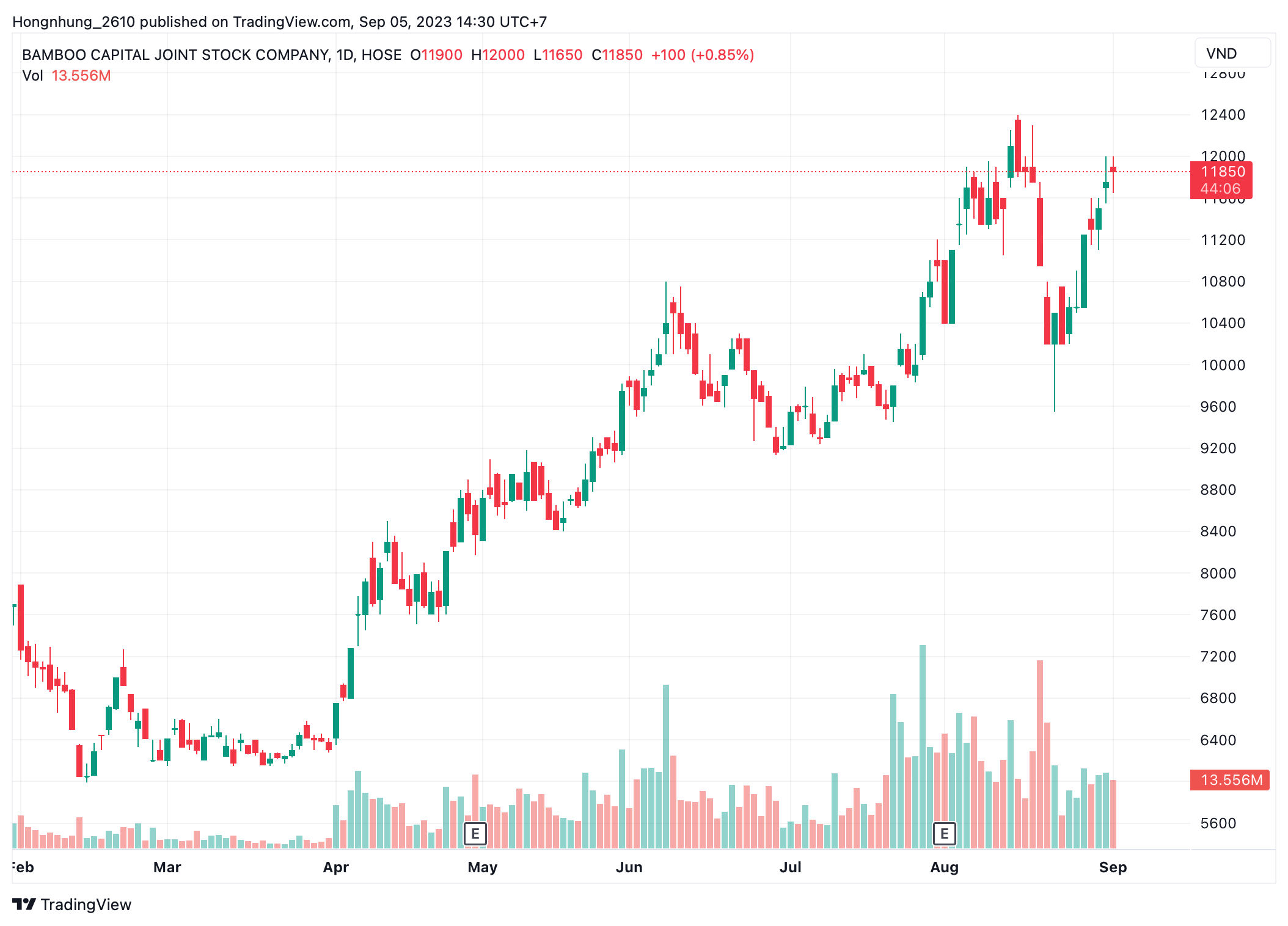 Hồ sơ doanh nghiệp - Vợ lãnh đạo Bamboo Capital đăng ký bán ra 2 triệu cổ phiếu BCG