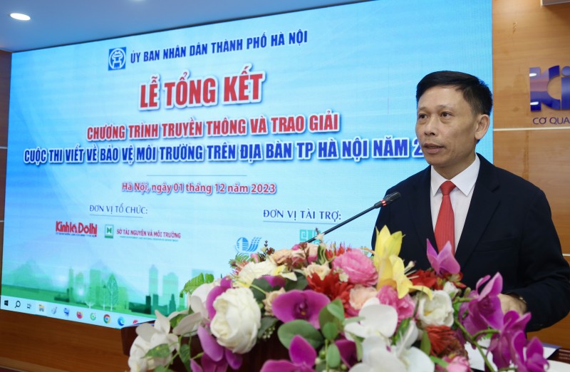 16 tác phẩm được trao giải cuộc thi viết về bảo vệ môi trường Hà Nội năm 2023