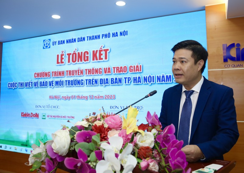 16 tác phẩm được trao giải cuộc thi viết về bảo vệ môi trường Hà Nội năm 2023