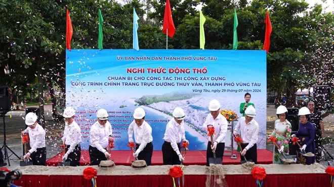 Động thổ dự án chỉnh trang đô thị nghìn tỉ tại Vũng Tàu