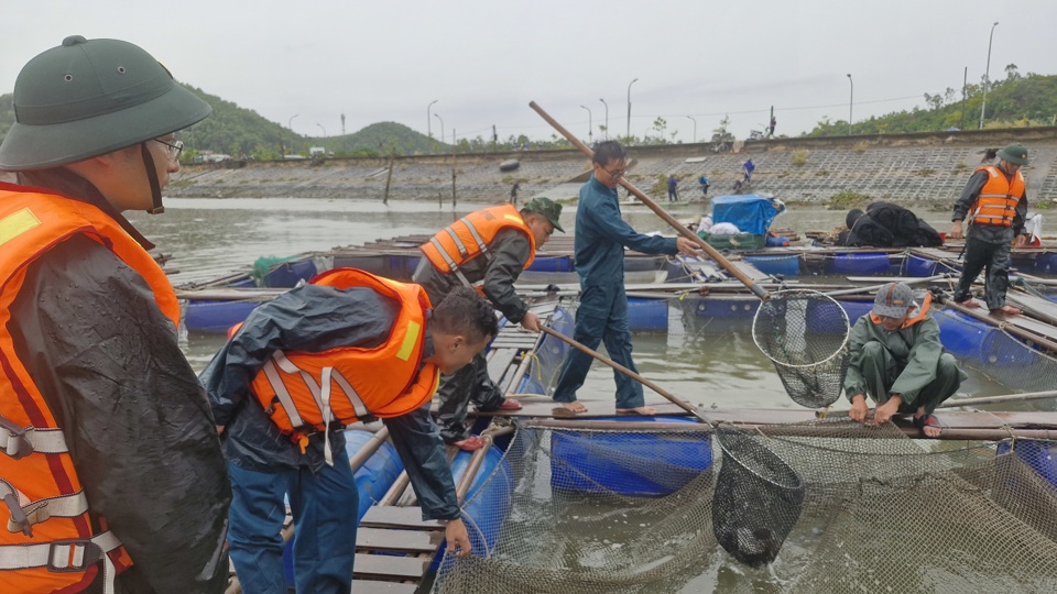 Chính trị viên đồn Biên phòng cửa khẩu cảng Cửa Lò Nghệ An Trung  tá Trần Văn Thế cho biết, đến sáng nay tại Cửa Lò đã kêu gọi 212 tàu vào khu neo đậu an toàn, cùng 1.078 lao động lên khỏi tàu cá. Hiện còn 6 tàu cá và 70 lao động đánh bắt gần bờ đang di chuyển vào bờ. 