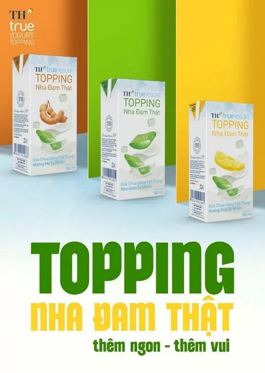 Tập đoàn TH ra mắt sản phẩm mới Sữa chua uống tiệt trùng TH true YORGURT TOPPING Tập đoàn TH ra mắt sản phẩm mới Sữa chua uống tiệt trùng TH true YORGURT TOPPING