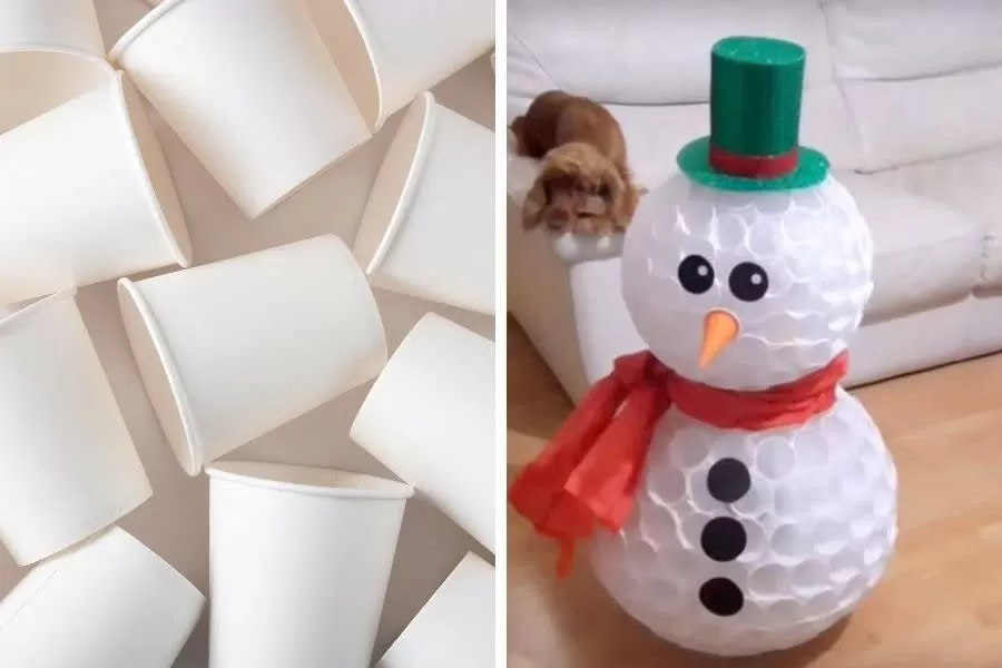 Đồ trang trí handmade từ vật liệu tái chế Đồ trang trí handmade từ vật liệu tái chế