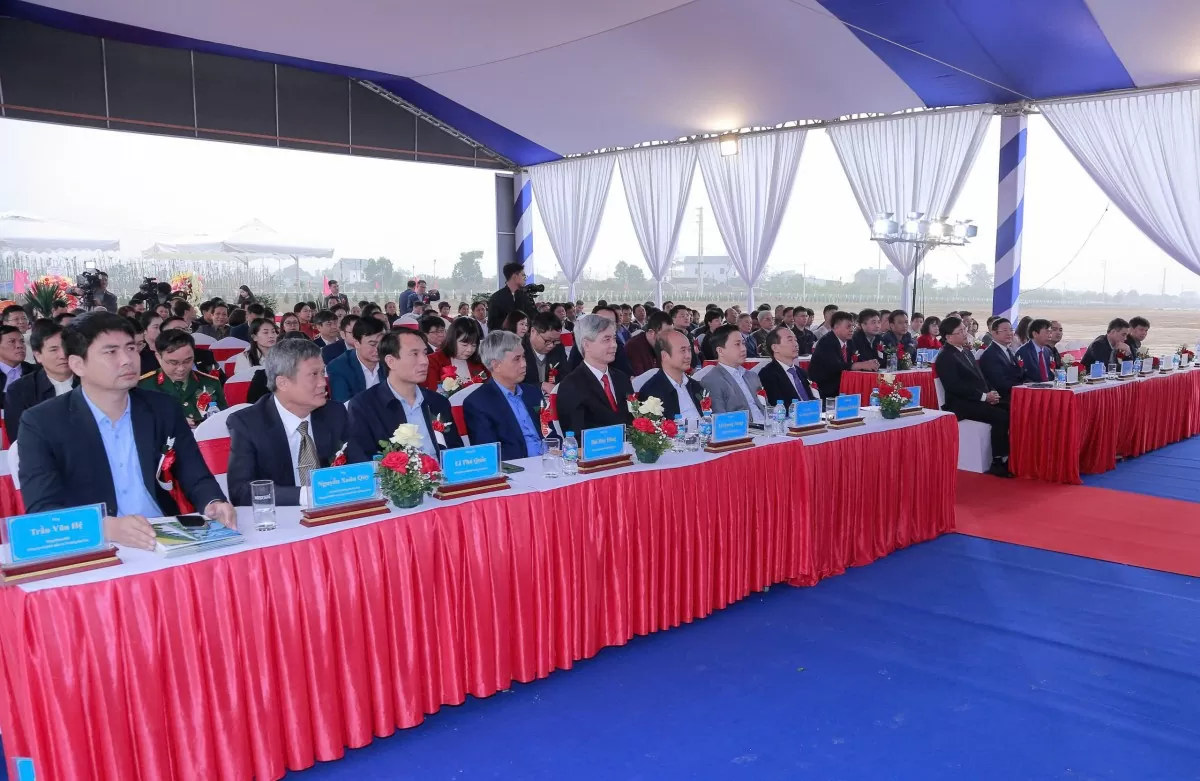 Thanh Hóa: Khởi công Cụm công nghiệp Hợp Thắng rộng 70ha Thanh Hóa: Khởi công Cụm công nghiệp Hợp Thắng rộng 70ha