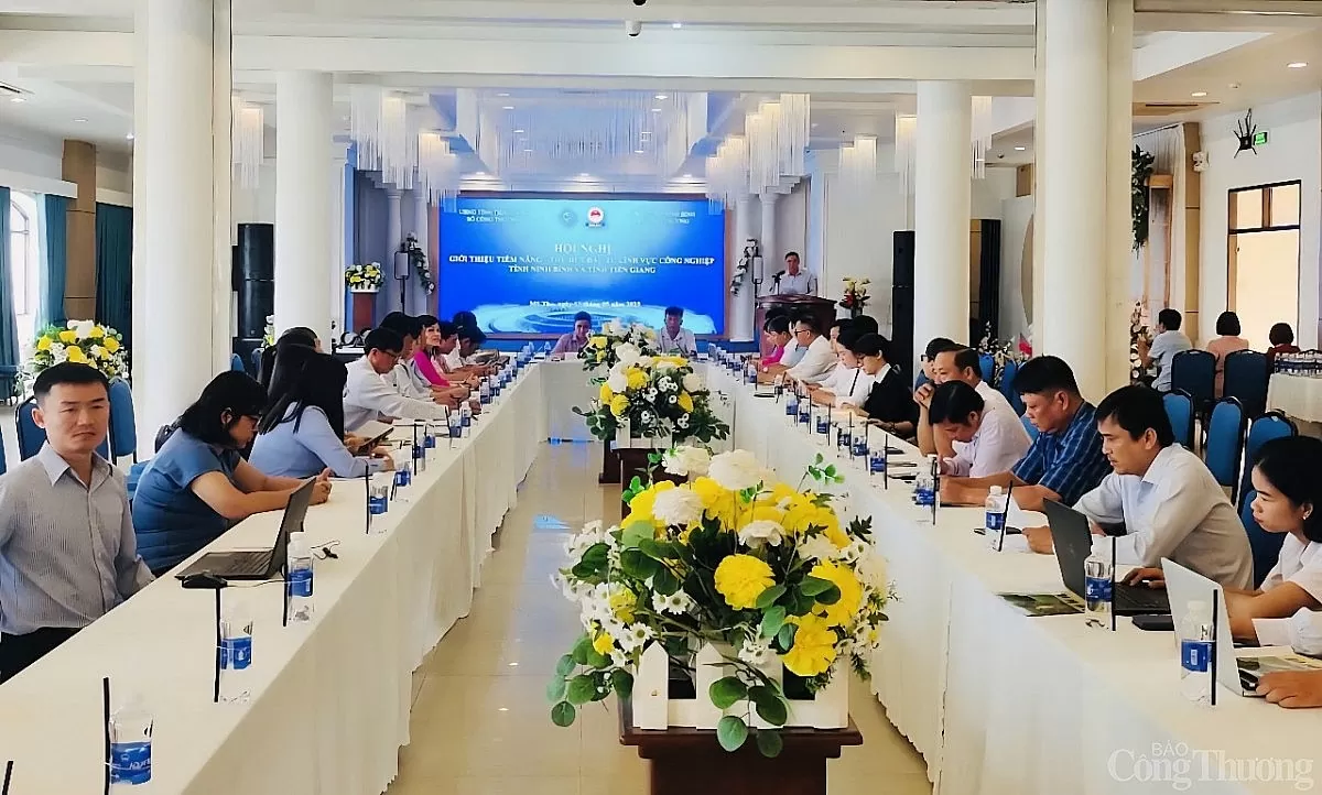 Tiền Giang-Ninh Bình: Xúc tiến đầu tư công nghiệp tiềm năng Tiền Giang - Ninh Bình: Nhiều dư địa xúc tiến đầu tư công nghiệp