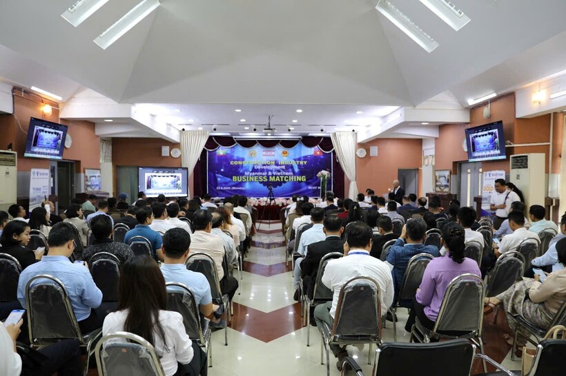 Diễn đàn giao thương doanh nghiệp Việt Nam - Myanmar thu hút đông đảo các nhà xây dựng, nhà thầu Myanmar và các doanh nghiệp Việt Nam