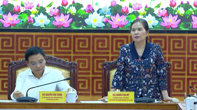 Tỉnh Lai Châu đề nghị Bộ Tài chính quan tâm, sớm trình cấp có thẩm quyền xem xét, hỗ trợ cho tỉnh trong việc sắp xếp đơn vị hành chính năm 2025. Ảnh: PL