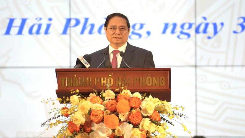 Thủ tướng Chính phủ Phạm Minh Chính phát biểu chỉ đạo tại lễ công bố