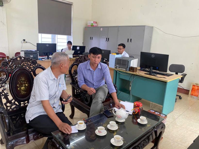 Cán bộ xã tiếp công dân ngày đầu làm việc theo mô hình mới