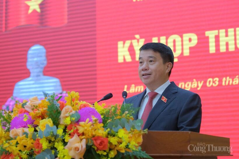 Bí thư Tỉnh uỷ Lâm Đồng Y Thanh Hà Niê Kđăm phát biểu chỉ đạo. Ảnh: Lê Sơn