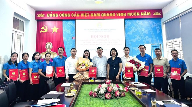 Kiện toàn bộ máy Công đoàn phường Hồng Bàng, Hải Phòng