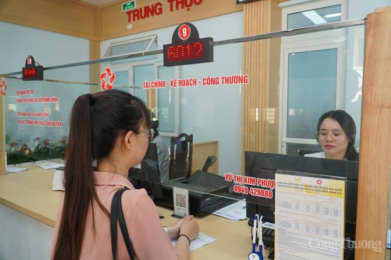 Bộ phận tiếp nhận giải quyết thủ tục hành chính trong lĩnh vực Công Thương tại Trung tâm phục vụ hành chính công phường Thanh Khê