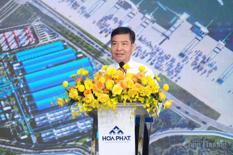 Chủ tịch UBND tỉnh Đắk Lắk Tạ Anh Tuấn phát biểu chỉ đạo tại Lễ khởi công. Ảnh: Lê Sơn