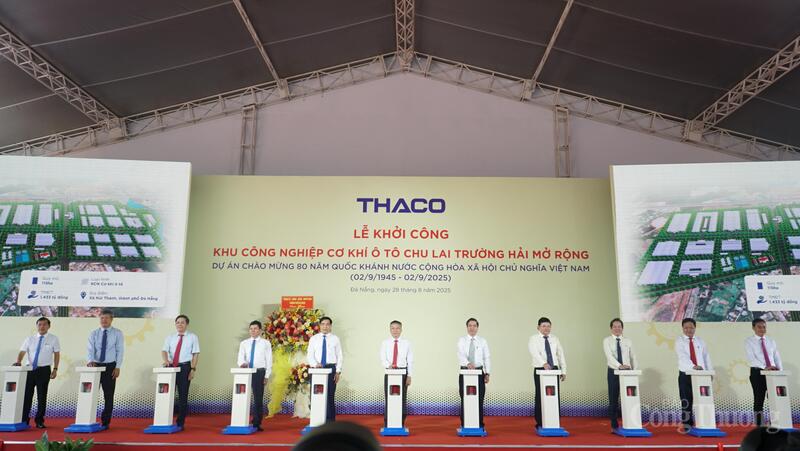 Khởi công dự án Khu công nghiệp Cơ khí Ô tô Chu Lai Trường Hải mở rộng