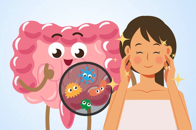 Dấu hiệu rõ ràng của sức khỏe đường ruột kém trên da và tóc