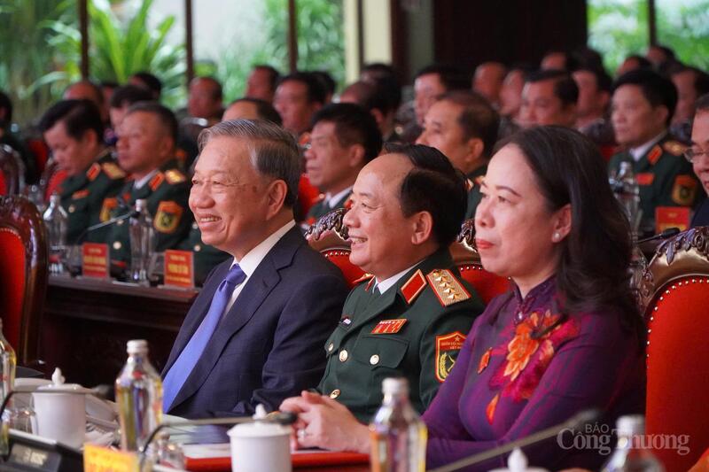 Tổng Bí thư Tô Lâm cùng các đại biểu dự Đại hội. Ảnh: Minh Trang