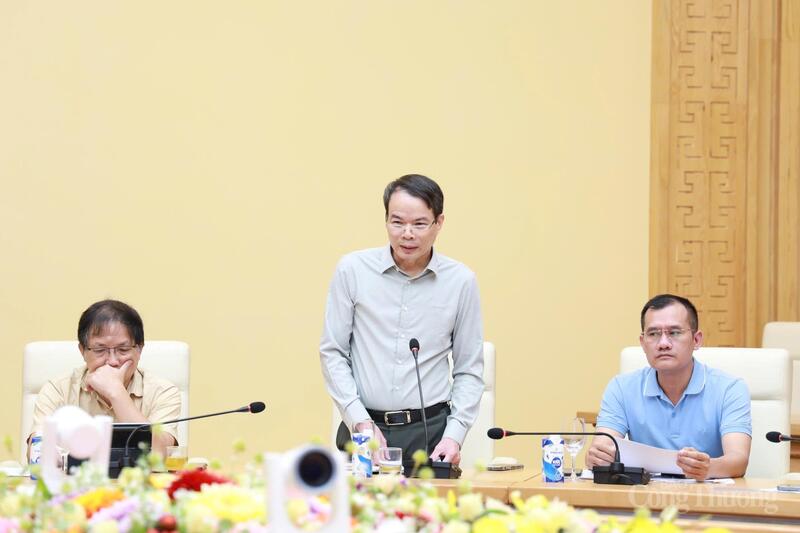 Ông Phạm Trung Kiên, Phó Tổng Giám đốc Tổng công ty Cổ phần Bia – Rượu – Nước giải khát Hà Nội phát biểu tại hội thảo.