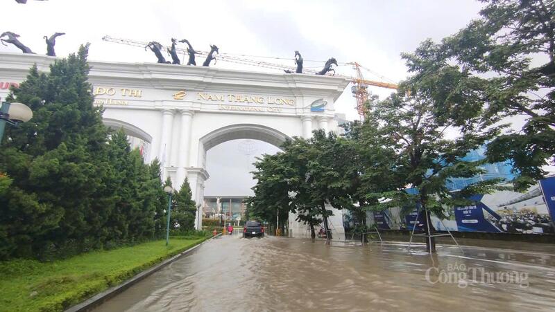 Khu vực cổng vào khu đô thị Ciputra. Ảnh: Hải Sơn