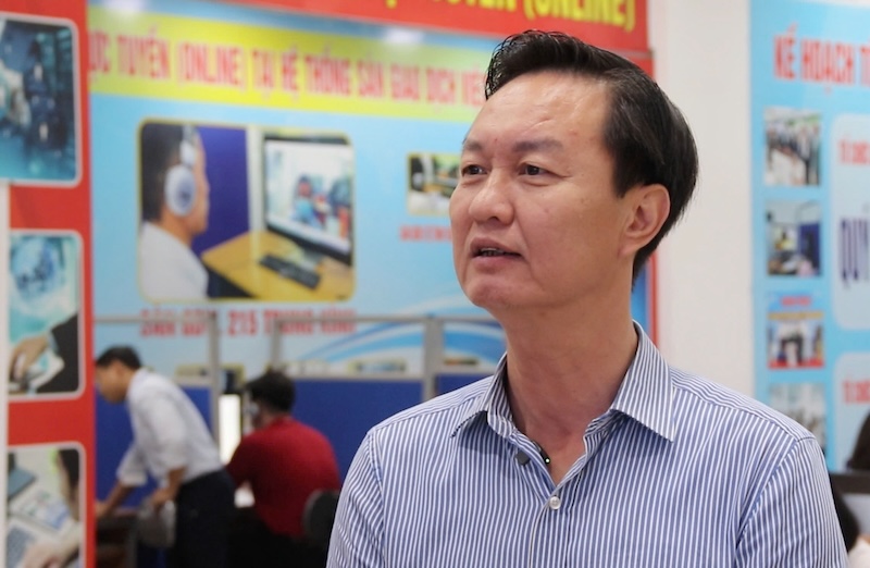 Ông Vũ Quang Thành - Phó Giám đốc Trung tâm Dịch vụ việc làm Hà Nội. Ảnh: Nguyễn Linh