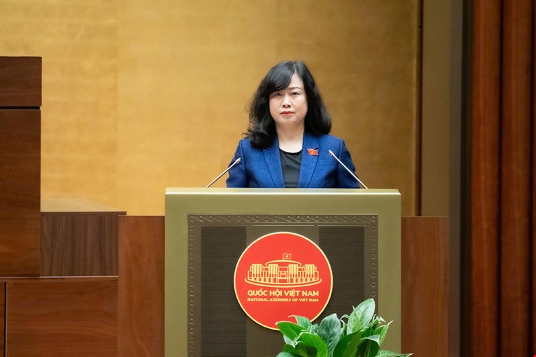 Bộ trưởng Bộ Y tế Đào Hồng Lan. Ảnh: Quochoi.vn