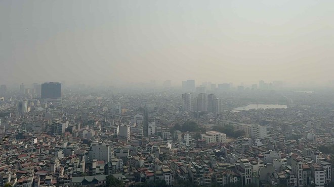 Sáng nay Hà Nội ô nhiễm nặng, trong top đầu các thành phố ô nhiễm nhất thế giới