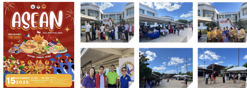 Asian Bazaar 2025 lần đầu tiên được tổ chức tại Houston với sự tham gia của trên 50 gian hàng của các nước đến từ khu vực châu Á. Ảnh minh hoạ