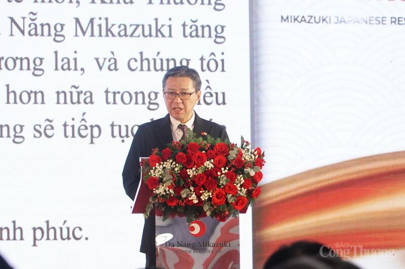 Ông Mori Takero, Tổng Lãnh sự Nhật Bản tại Đà Nẵng cho hay, Nhật Bản đang dẫn đầu trong khối FDI đầu tư tại TP. Đà Nẵng, trong đó, Đà Nẵng Mikazuki là dự án có quy mô vốn lớn nhất